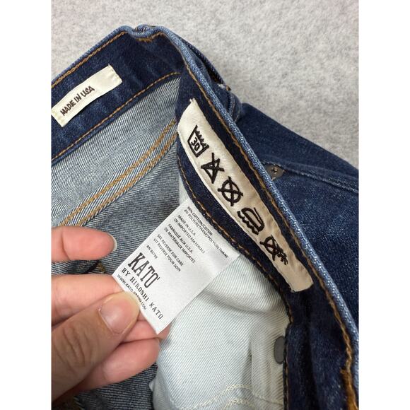 Hiroshi Kato Mens Size 31X27 The Pen Slim Jeans Tyler Wash - Picture 7 of 15